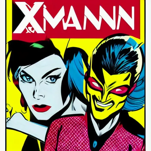 Image similar to the cover of the comic uncanny x - man # 1 9 4 styled in pop - art