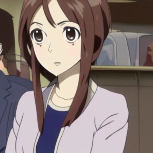 Image similar to still of clara oswald from makoto shinai anime