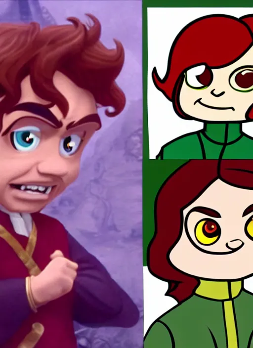 Image similar to tyrion lannister is a cartoon character in powerpuff girls