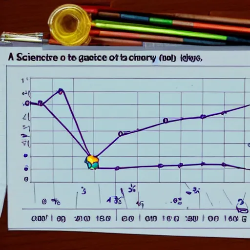 Image similar to a 2 d graph from a science paper