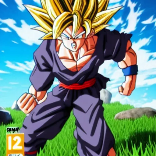 Image similar to goku in fortnite