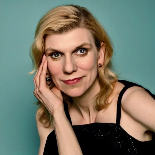 Image similar to rhea seehorn portrait by warhol