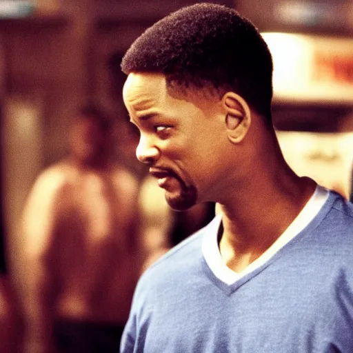 Image similar to will smith in fight club movie still