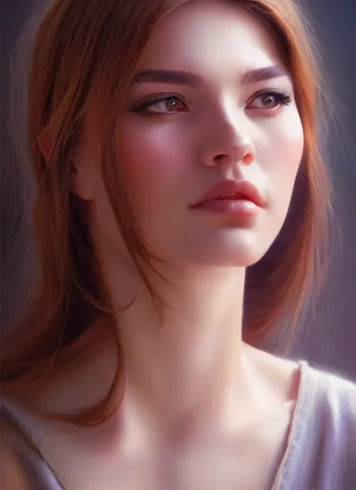 Image similar to photo of a gorgeous young woman in the style of stefan kostic, realistic, sharp focus, 8 k high definition, insanely detailed, intricate, elegant, art by stanley lau and artgerm