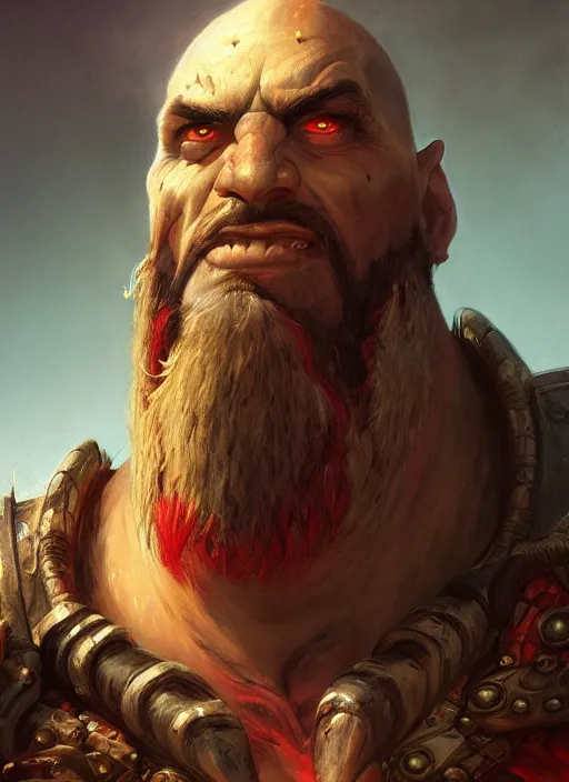 portrait of thrall, warchief of the horde, digital art | Stable ...