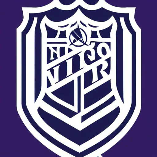 Image similar to nhl logo detailed vector vikings