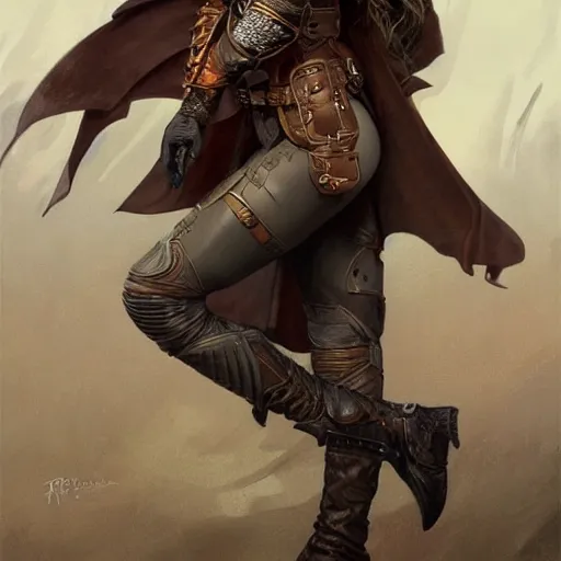 Prompt: ultra realistic illustration, strong female rogue with leather armor and cloak in the painting style of arcane, intricate detail, elegant, highly detailed, digital painting, artstation, concept art, smooth, sharp focus, illustration, art by artgerm and greg rutkowski and alphonse mucha