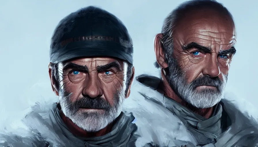 Prompt: Sean Connery as a trapper, hyperdetailed, artstation, cgsociety, 8k