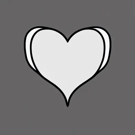 Image similar to logo of a Grey Alien Dating App, heart, design