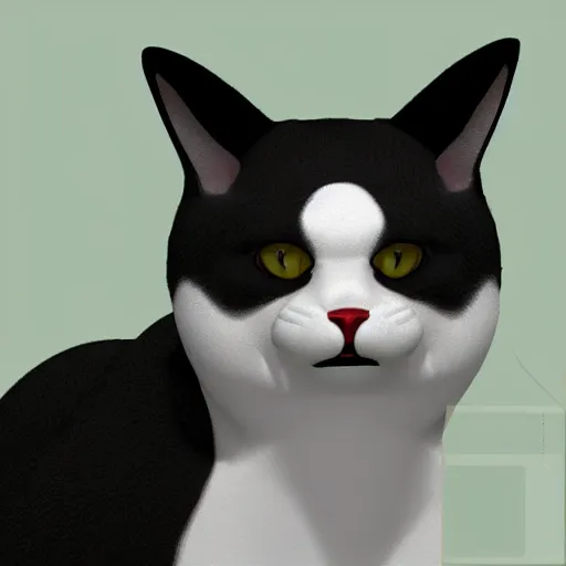 Prompt: tuxedo cat snarling angrily!!! photorealistic, 8k