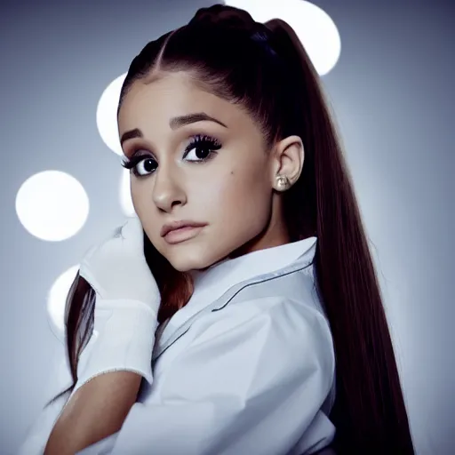 ariana grande as a nurse, photography, moody lighting, | Stable Diffusion