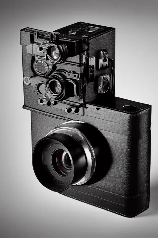 Prompt: The most complex looking camera ever made, photo taken by someone who doesn't know how to use a camera by Annie Lebovitz and Steve McCurry Ultra detailed, hyper realistic, 4k
