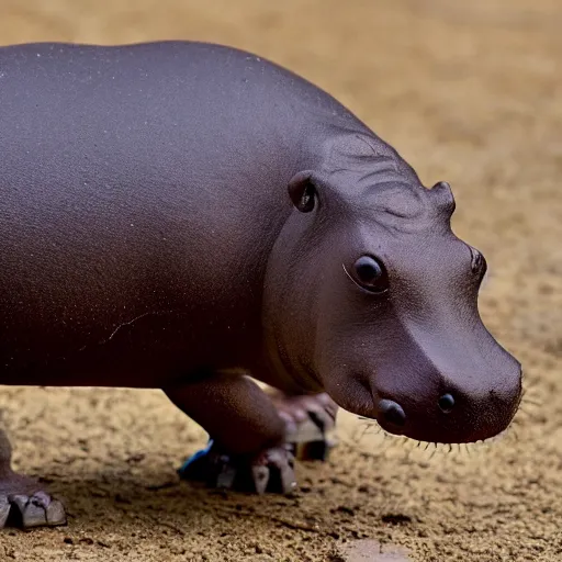 Prompt: a cross between a hippo and an ant