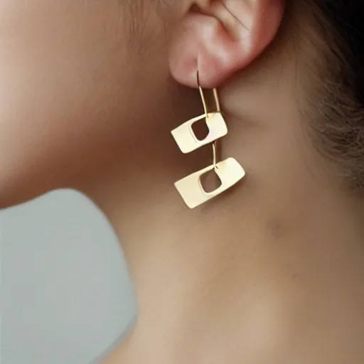 Image similar to “minimalistic earring design”