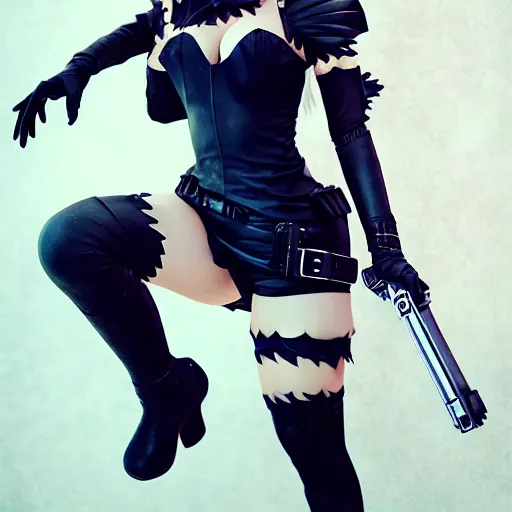 Image similar to nier 2b by sakimichan