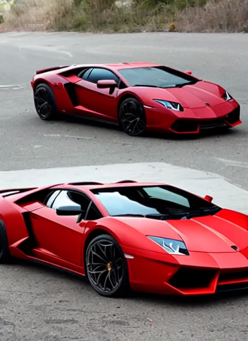 Image similar to muscle toad, Lamborghini car