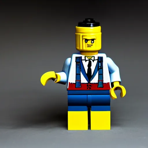 Prompt: g - man in lego style