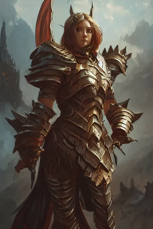 Image similar to dragonslayer, full body shot, heavy armor, d & d, fantasy, intricate, highly detailed, digital painting, artstation, concept art, matte, sharp focus, illustration, hearthstone, art by artgerm and greg rutkowski and alphonse mucha