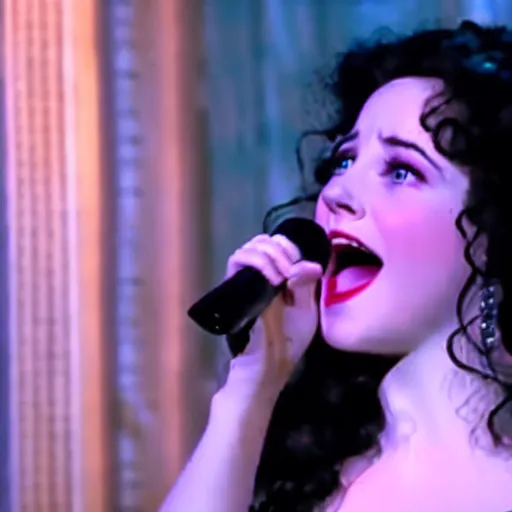 Image similar to christine daae singing all i ask of you