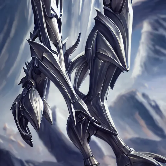 Image similar to very close up foot pov shot, detailed foot shot, feet art pov, hyperdetailed elegant beautiful stunning hot anthropomorphic mecha female dragon giantess laying down showing detailed sharp dragon feet to camera, furry paw pov art, anthro paw art, sharp silver armor, elegant legs, warframe destiny fanart, giantess art, dragon paws, furaffinity, octane