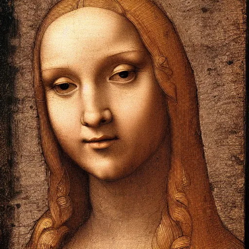 Prompt: high definition portrait of an apple by Leonardo da Vinci