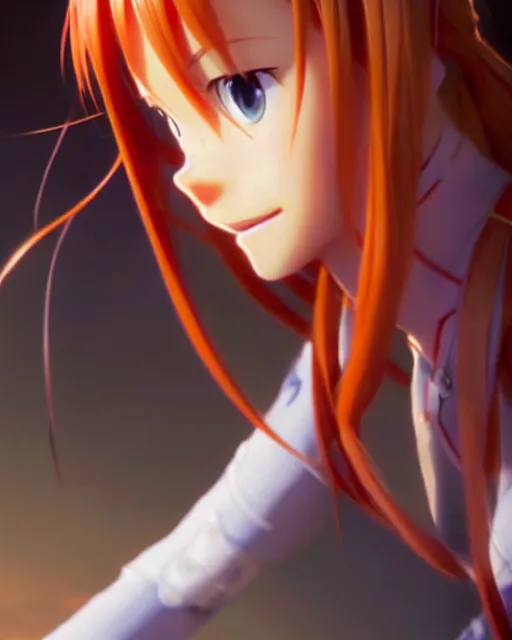 Image similar to pixar movie still photo of asuna from sao, asuna by a - 1 pictures, by greg rutkowski, gil elvgren, enoch bolles, glossy skin, pearlescent, anime, very coherent, maxim magazine, trending