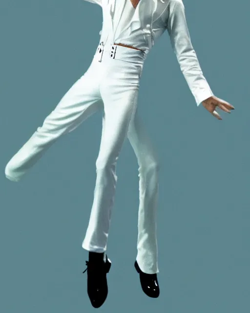 Prompt: clean white pristine minimalist volumetric Freddie Mercury by Jules Julien