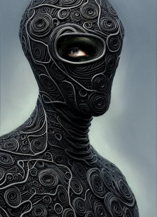 Prompt: an black suit with a flowery shrub growing out of the neck hole instead of a head, intricate, highly detailed, concept art, hyperrealistic, oil painting by greg staples, 8 k