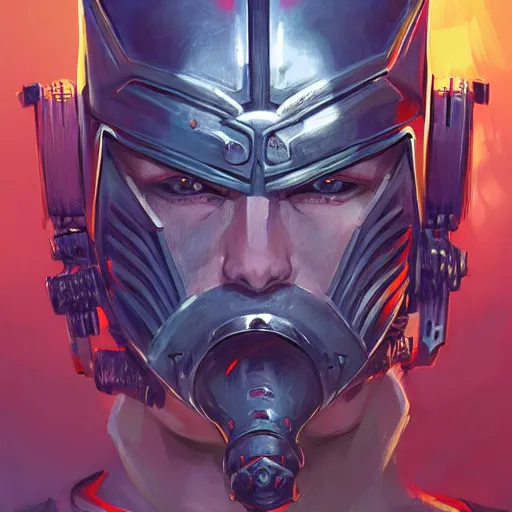 Image similar to cyberpunk viking helmet mask warrior goddess robot ninja fantasy, art gta 5 cover, official fanart behance hd artstation by jesper ejsing, by rhads, makoto shinkai and lois van baarle, ilya kuvshinov, ossdraws