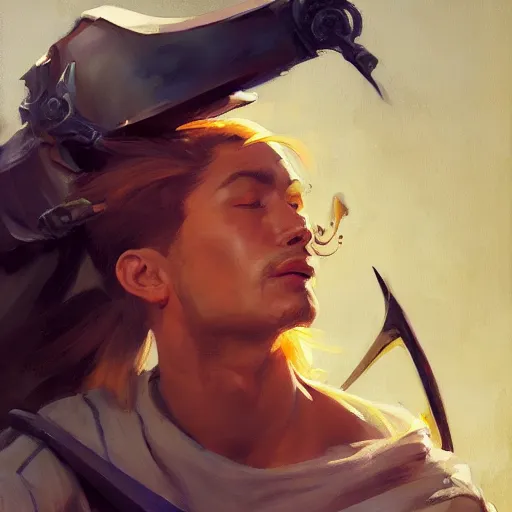 Prompt: greg manchess portrait people throwing swords, profile picture, organic painting, sunny day, matte painting, bold shapes, hard edges, street art, trending on artstation, by huang guangjian, gil elvgren, ruan jia, randy vargas, greg rutkowski