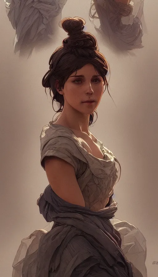 Prompt: peasent, sweaty, simple clothes, insane, intricate, highly detailed, digital painting, artstation, concept art, smooth, sharp focus, illustration, Unreal Engine 5, 8K, art by artgerm and greg rutkowski and alphonse mucha