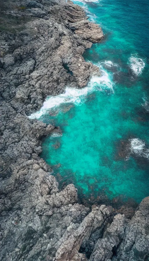 Image similar to colour pentax photograph of gargantuan high fantasy sea walls. slick modern architecture. aerial perspective. extremely epic!!!! film grain