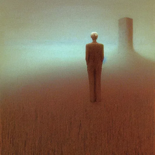 Image similar to david lynch by beksinski