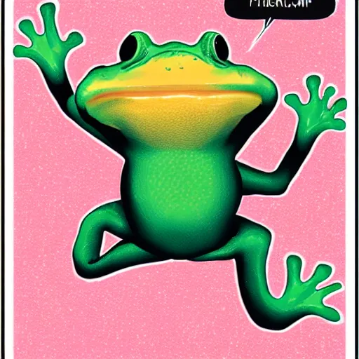 Prompt: obama frog