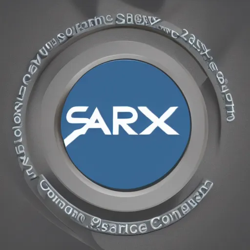 Prompt: logo of futuristic company sarx