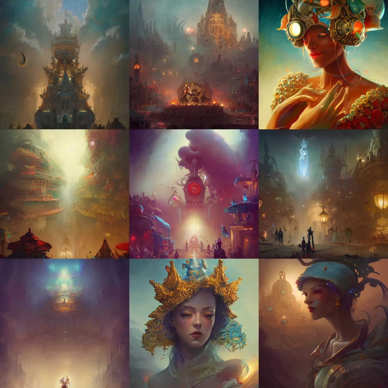 Prompt: carnaval de barranquilla, comprehensive art, thorough details, intricate, artstation, galaxy, atmosphere, unreal engine, video game, highly detailed, symmetrical, concept art, peter mohrbacher, charlie bowater, artstation, craig mullins, cinematic, digital painting, deviantart, cinematic lighting, 4 k