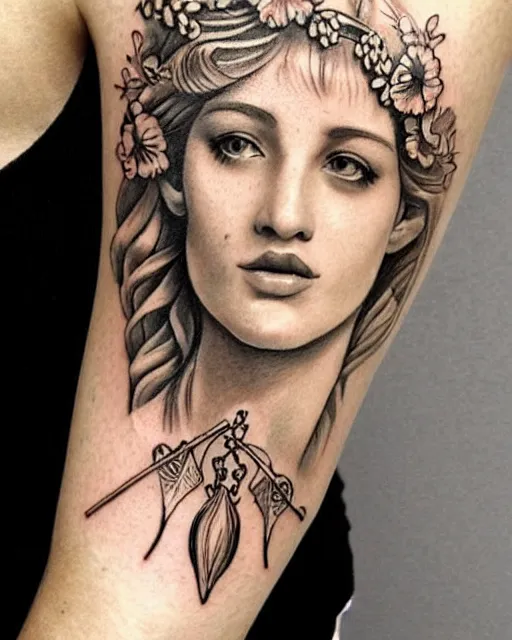 30 Goddess Tattoo Ideas