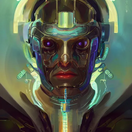 Prompt: a portrait of a beautiful cybernetic George Soros, cyberpunk concept art by pete mohrbacher and wlop and artgerm and josan gonzales, digital art, highly detailed, intricate, sci-fi, sharp focus, Trending on Artstation HQ, deviantart, unreal engine 5, 4K UHD image