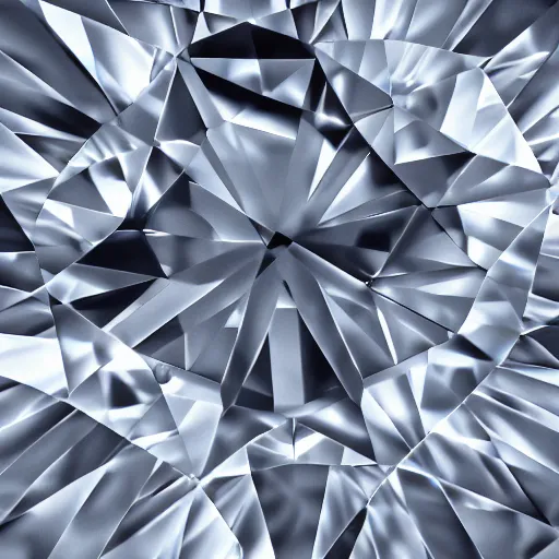 Image similar to a hyper detailed close up photograph of a diamond, sun in the background