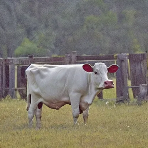 Image similar to A cow is crowling