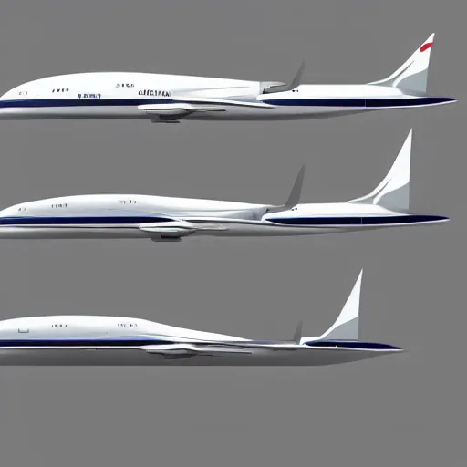 Image similar to airplane concept, detailed