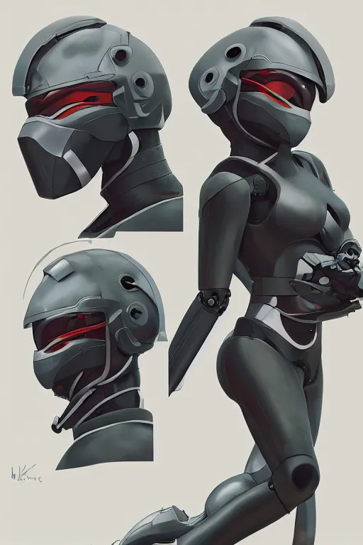 Image similar to robot ninja mask helmet metal gear solid training suit swat commando, aesthetic octane render, 8 k hd resolution, by ilya kuvshinov and cushart krentz and gilleard james, by carl warner and jim woodring, trending on artstation : 1. 5, sweet joy harmony color scheme