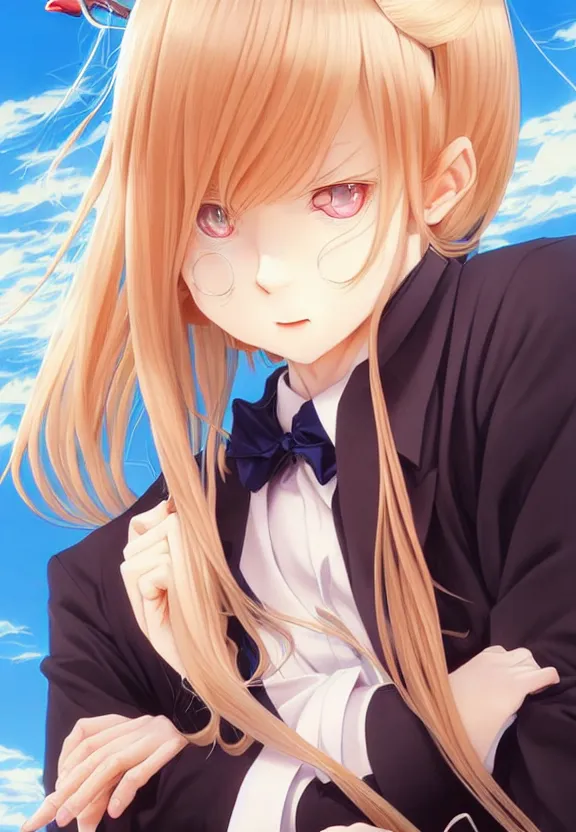 Prompt: film still cute demented prep school student with long blonde hair happily setting cat on fire short silky hair velvet film occlusion shadow specular reflection rim light unreal engine artstation pinterest art by hiroaki samura range murata and ilya kuvshinov intricate highly detailed 8 k illustration realistic ornate extremely beautiful shape of face neck shoulders eyes glass