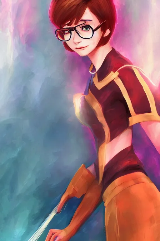 Velma From Scooby Doo Anime, by roots love manga anime digital media  drawings velma from sc…