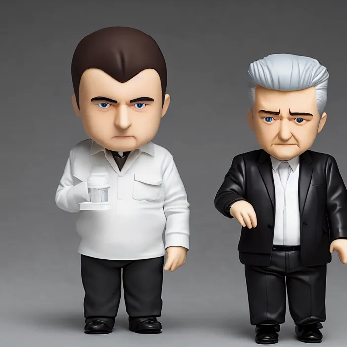 Image similar to david lynch as a nendoroid, studio lighting, product photo, 8 k,