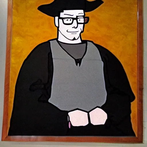 Prompt: Hank Hill in the style of Rembrandt