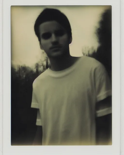 Prompt: a portrait photograph of kendall, polaroid