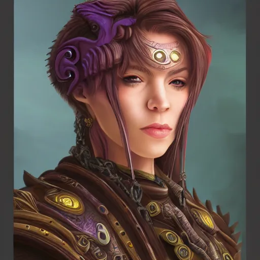 Prompt: a highly detailed headshot portrait of a fantasy character