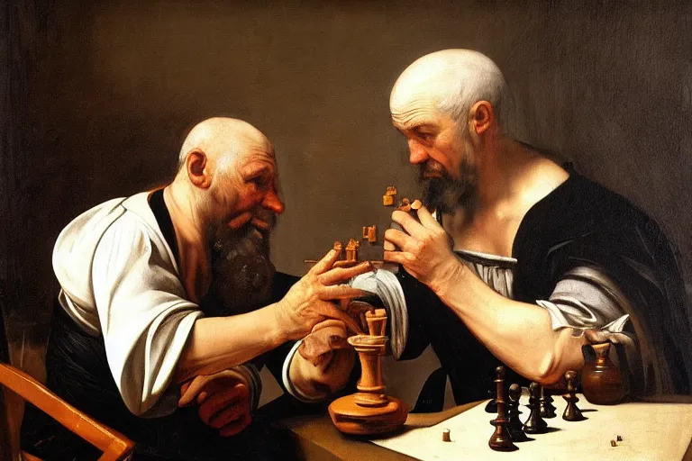 Watch a chess grandmaster's soul leave his body as he witnesses a trained  chess player get checkmated in 6 moves by bootleg Jesus :  r/WatchPeopleDieInside