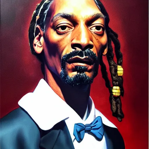 Prompt: a portrait of snoop dogg, insanely detailed, epic lighting, oil painting